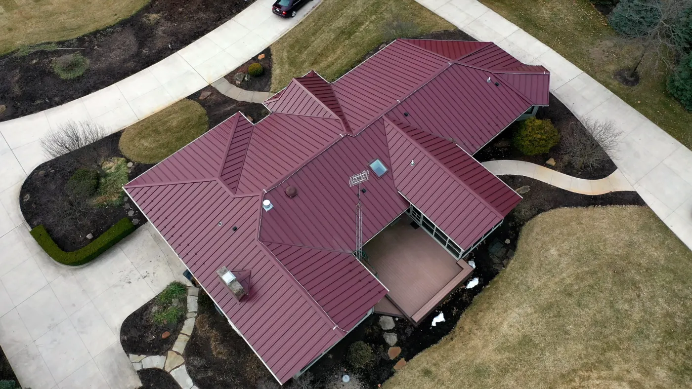 Tarping and dry-in on a Brookshire commercial roof